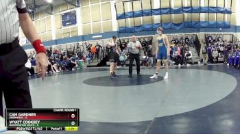 150 lbs Champ Round 1 (16 Team) - Cam Gardner, Greenfield vs Wyatt Cooksey, Bloomington South