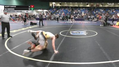 126 lbs Consi Of 64 #1 - Scott Cascio, LA vs Eli Herring, PA