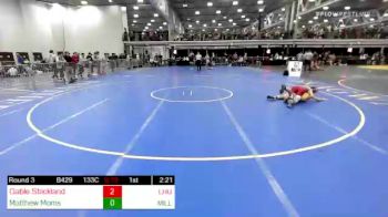 133 lbs Rr Rnd 3 - Gable Strickland, Lhu vs Matthew Morris, Mill