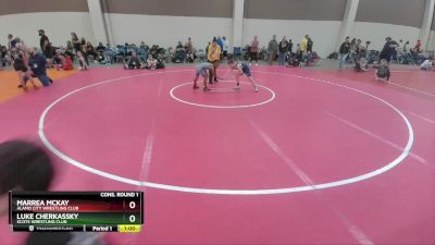 77 lbs Cons. Round 1 - Luke Cherkassky, Scots Wrestling Club vs Marrea McKay, Alamo City Wrestling Club