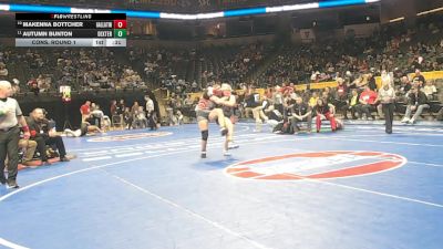 190 Class 1 lbs Cons. Round 1 - Makenna Bottcher, Gallatin vs Autumn Bunton, Dexter