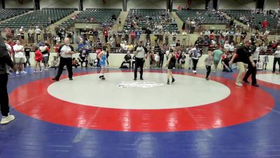 67 lbs Final - Bryce Smith, Roundtree Wrestling Academy vs Slater King, Level Up Wrestling Center