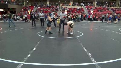 100 lbs Cons. Round 3 - Jaxon McCrackin, PHENOM vs Knox Page, Wichita Blue Knights