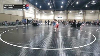 144 lbs Quarterfinal - Cash Trujillo, Ponte Vedra High School vs Kyle Condella, Conch Republic Wrestling Club