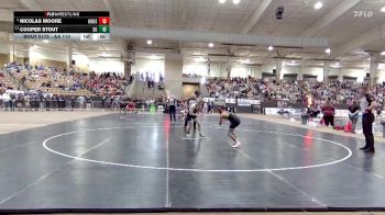 AA 113 lbs Cons. Round 1 - Nicolas Moore, Houston High School vs Cooper Stout, Siegel High School