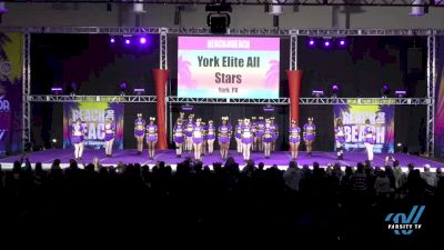 York Elite All Stars - Lady Onyx [2022 L1 Senior - D2 Day 3] 2022 ACDA Reach the Beach Ocean City Cheer Grand Nationals