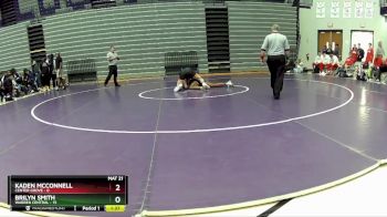 190 lbs Quarterfinals (8 Team) - Kaden McConnell, Center Grove vs Brilyn Smith, Warren Central