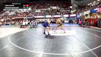 AA - 175 lbs Cons. Round 2 - Dane Butler, Helena Capital vs Bridger Brancamp, Butte