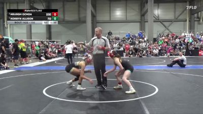 110 lbs Quarterfinal - Korbyn Allison, Paola vs Keleigh Ochoa, Smith County Wrestling Club