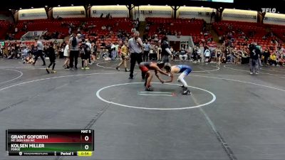 88 lbs Round 1 - Grant Goforth, Mt. Zion Kids WC vs Kolsen Miller, Forge