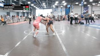 145 lbs Rr Rnd 2 - Logan Murray, MetroWest United vs Ella Morris, Indiana Outlaws Teal