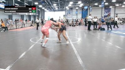 145 lbs Rr Rnd 2 - Logan Murray, MetroWest United vs Ella Morris, Indiana Outlaws Teal