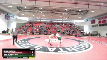 141 lbs Cons. Round 5 - Ben Burkhardt, Oswego State vs Ryan Parton, Jamestown Community College