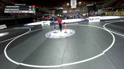 49 lbs Champ. Rd Of 32 - Zayde Mozrok, Truckee Wrestling Club vs Maris Beckwith, United Wrestling Club