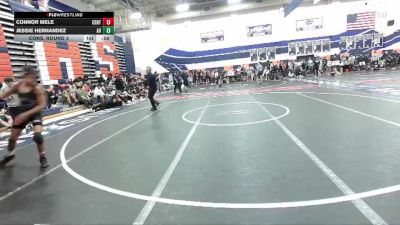 126 lbs Cons. Round 3 - Connor Mele, Centennial (Corona) vs Jessie Hernandez, Apple Valley