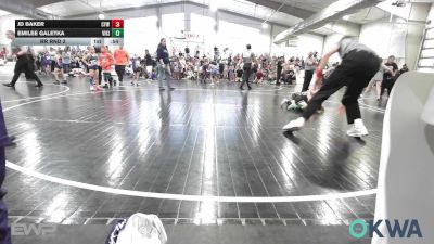 49 lbs Rr Rnd 2 - JD Baker, Coweta Tiger Wrestling vs Emilee Galetka, Viking Wrestling Club