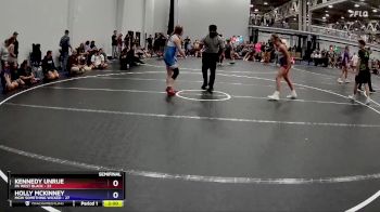 114 lbs Semis (4 Team) - Kennedy Unrue, PA West Black vs Holly McKinney, MGW Something Wicked