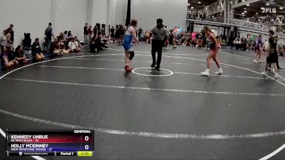 114 lbs Semis (4 Team) - Kennedy Unrue, PA West Black vs Holly McKinney, MGW Something Wicked