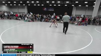 96 lbs Cons. Round 2 - Carter Pochinski, Sebolt Wrestling Academy vs Tyson Rivard, McHenry Wrestling Club