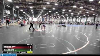 68 lbs Rd# 9- 2:15pm Saturday Final Pool - Kolt Palmer, Backyard Brawlers vs Brennan Hart, Team Michigan