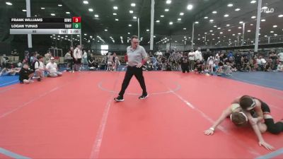 80 lbs Round 5 (6 Team) - Frank Williams, Barn Brothers WC vs Logan Yuhas, The Outsiders