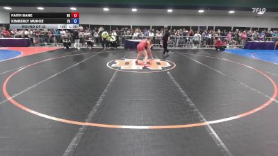148 lbs Round Of 32 - Faith Bane, NC vs Kimberly Munoz, PA