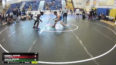 175 lbs Round 7 (8 Team) - Konlin Weaver, The Outsiders vs MARKELL PORTER, Riverview WC