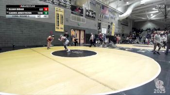 153 lbs Cons. Round 3 - Caiden Armstrong, Yuba Sutter Combat Wrestling C vs Elijah Bibian, Kasner