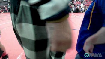 66 lbs 3rd Place - Elias Sherron, Newkirk Takedown Club vs Owen Green, Perry Wrestling Academy