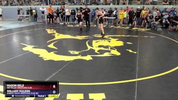 102 lbs Quarterfinal - Mason Ekle, Mid Valley Wrestling Club vs William Hulson, Juneau Youth Wrestling Club Inc.