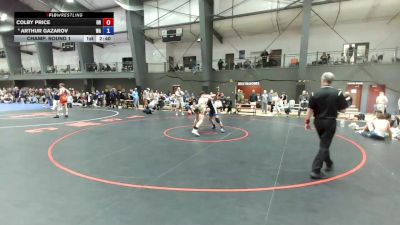 Junior Boys GR - 165 lbs Champ. Round 1 - Colby Price, OR vs Arthur Gazarov, WA