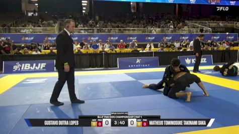 Gustavo Dutra Lopes vs Matheus Tominosuke Takinami Saka 2026 Pan Kids Jiu-Jitsu IBJJF Championship