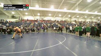 285 lbs Cons. Rd Of 32 - Kofi Haner, Murray vs Randy Martinez, West Jordan