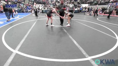 92 lbs Quarterfinal - Griffin Sensintaffar, Cowboy Wrestling Club vs Caysen Wahl, Bristow Youth Wrestling