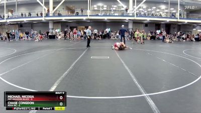 80 lbs Round 3 (8 Team) - Michael Nicosia, Mat Assassins Black vs Chase Congdon, NOVA WC