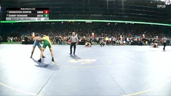 D3-215 lbs Cons. Semi - Johnathon Durfee, Meridian Early College HS vs Danny Bonamie, Grayling HS