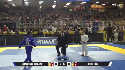 Artist Lima vs Liam Serrano-Montalvo 2025 Pan Kids Jiu-Jitsu IBJJF Championship