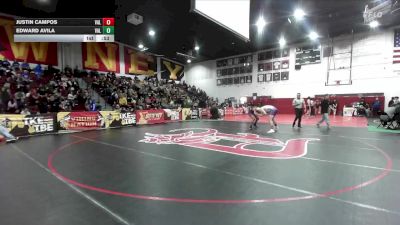 175 lbs Cons. Round 3 - Justin Campos, Valenicia (Santa Clarita) vs Edward Avila, Valenicia (Santa Clarita)