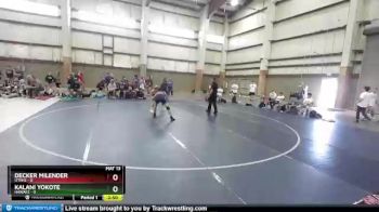 126 lbs Round 3 (10 Team) - Decker Milender, UTAH2 vs Kalani Yokote, Hawaii2