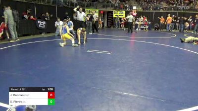 90 lbs Round Of 32 - James Duncan, Ringgold vs Xavier Piercy, Oil City