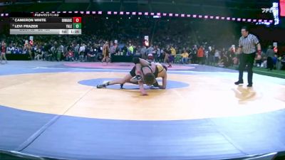D3-150 lbs Champ. Round 1 - Cameron White, Dowagiac vs Levi Frazer, Yale