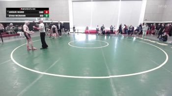 106 lbs Semifinal - Angus Ward, Camden Hills vs Evan McMann, Biddeford/Thornton Wrestling