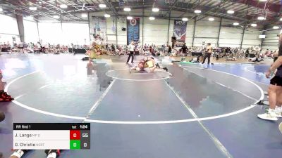 182 lbs Rr Rnd 1 - Josh Lange, MF Dynasty vs David Christie, North Hunterdon Wrestling Club