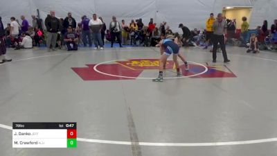 78 lbs Semifinal - James Danko, Jefferson Hills vs Michael Crawford, Allison Park