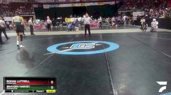 5A 114 lbs Semifinal - Roman Luttrell, Cleveland vs Brayden Harvey, Farmington