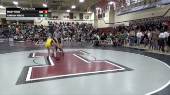 JV-3 lbs Cons. Semi - Jacey Ryan, Starmont vs Hannah Weets, Vinton-Shellsburg