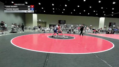157 lbs Cons. Quarters - Cole Sackett, Angry Fish vs Colton Wilson, Ozark High School
