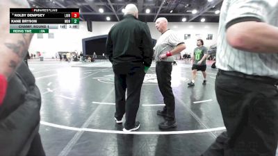 125 lbs Champ. Round 1 - Kolby Dempsey, Life University vs Kane Bryson, Montreat College