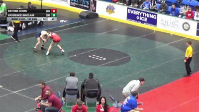 127 lbs 5th Place - Esther Jones, Dallastown vs Kaydence Sinclair, Central Cambria