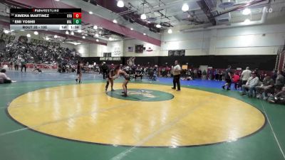 105 lbs Champ. Round 2 - Emi Yoshii, Walnut vs Ximena Martinez, Orange